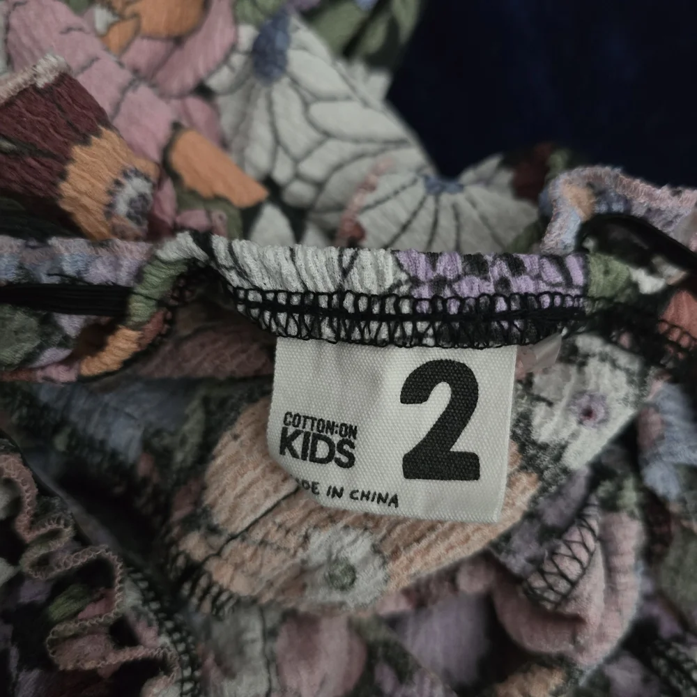 Cotton On Kids Floral Romper in Pink Multi for Toddlers